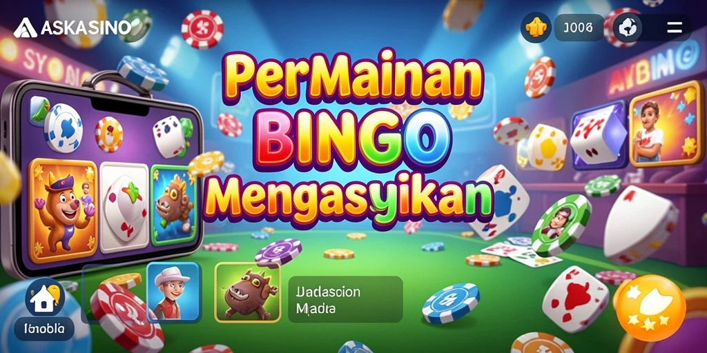 Screenshot gameplay Bingo menunjukkan keseruan dan interaksi antar pemain.