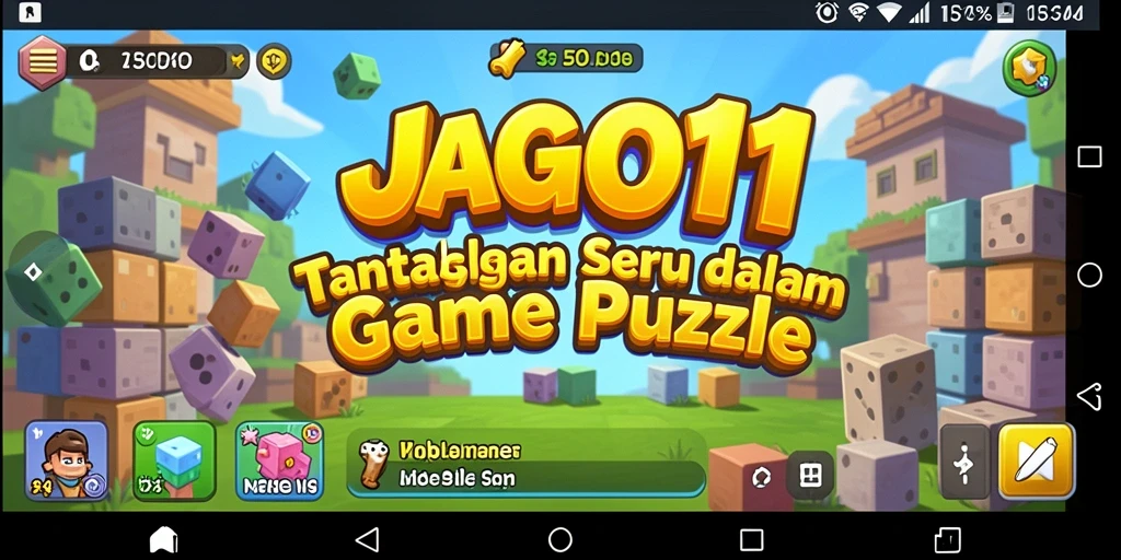 Screenshot gameplay JAGO11 menampilkan tantangan puzzle yang menarik.