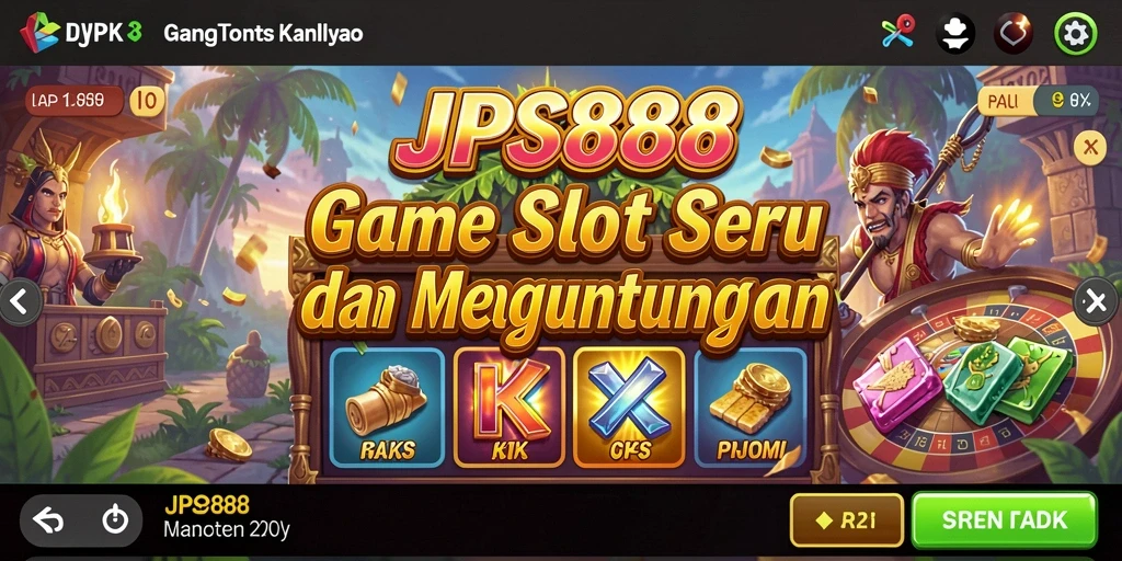 Tampilan menarik dari gameplay Slot di JPS888.