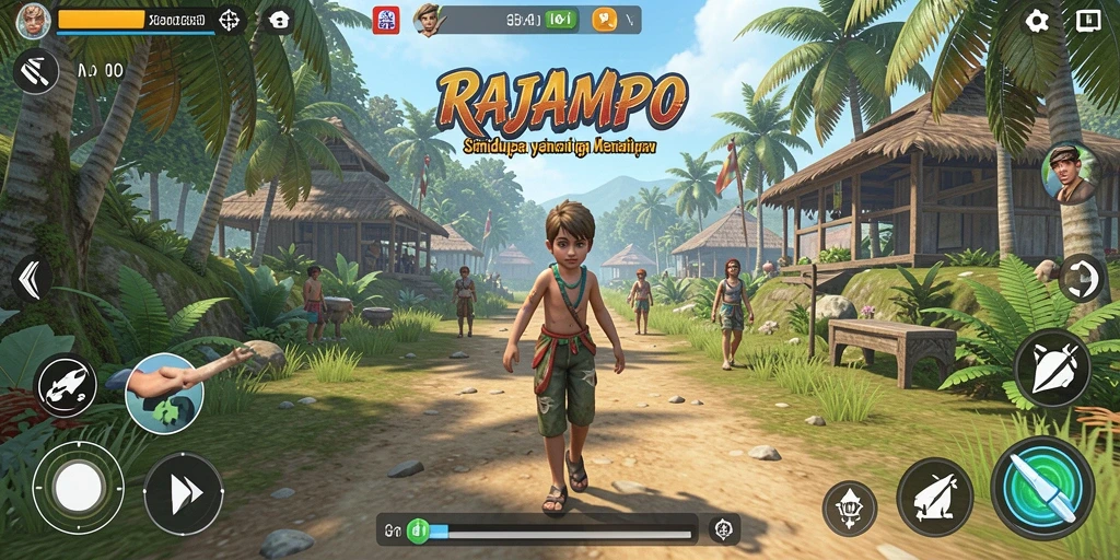 Gameplay Simulation RAJAMPO yang menarik dan interaktif.
