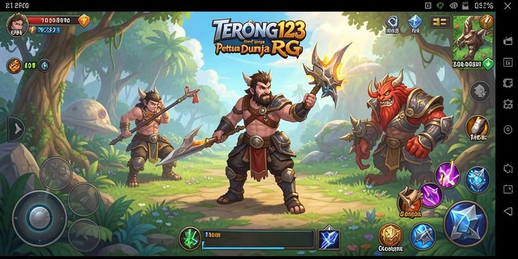 Screenshot gameplay menunjukkan aksi seru dalam dunia RPG.