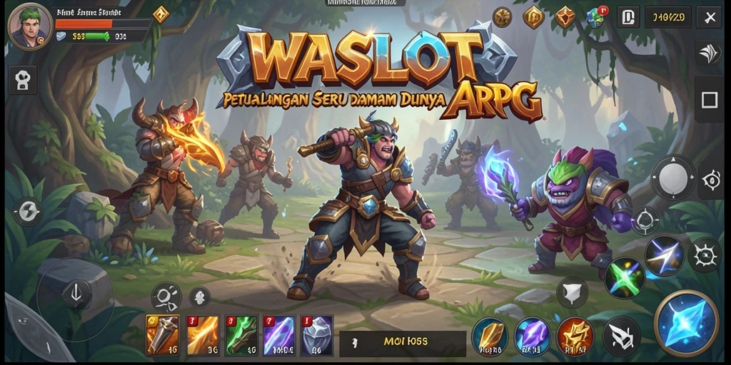 Tampilan gameplay ARPG yang menawan dan penuh aksi.